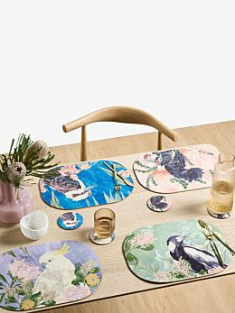 Wonderful Birds 4-Piece Placemat Set