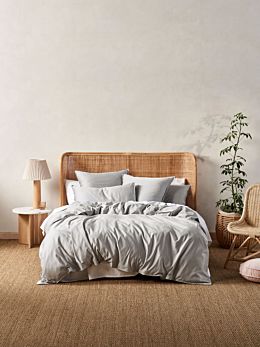 Haven Silver Quilt Cover Set