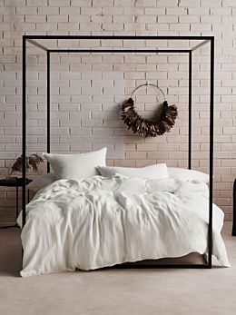 Elysian White Quilt Cover Set