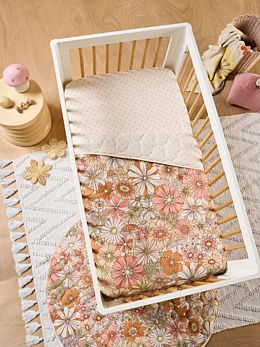 Flower Power Cot Coverlet