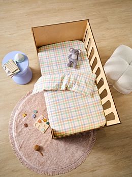Playground Orange Cot Quilt Cover