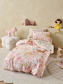 Unicorn Fields Quilt Cover Set