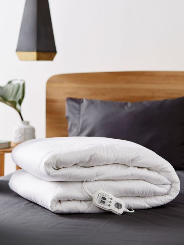 Linen house wool electric store blanket
