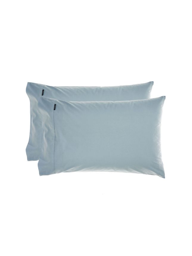 Winton Mid-Blue Standard Pillowcase Pair