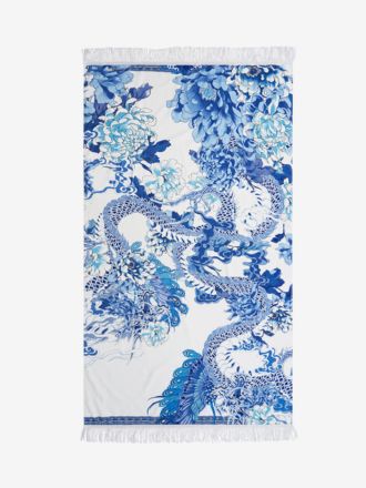 Heart Of A Dragon Beach Towel