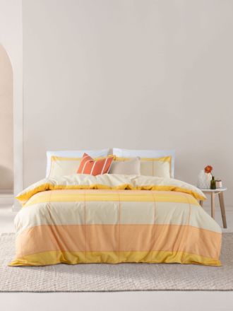 Phoebe Melon Quilt Cover Set