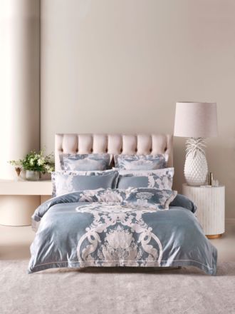 Dionisia Blue Quilt Cover Set