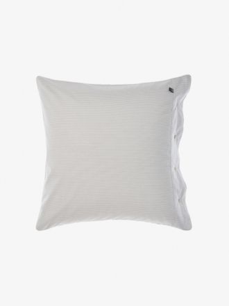 Pin Point Grey/White European Pillowcase