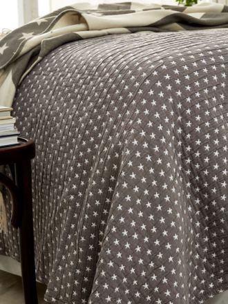 Authentic Star Grey Coverlet
