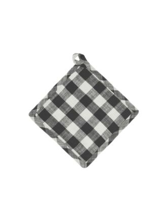Check Grey Pot Holder
