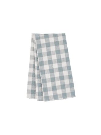 Check Light Blue 3-Piece Tea Towel Set