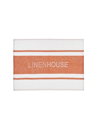 Linen House Terracotta Tea Towel