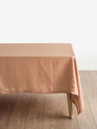 Nimes Clay Linen Tablecloth