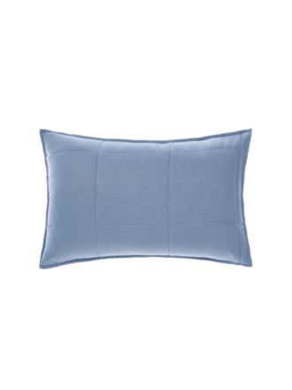 Nimes Nightfall Blue Linen Pillow Sham Set