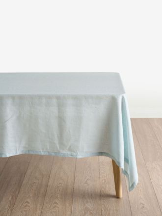 Nimes Sky Linen Tablecloth