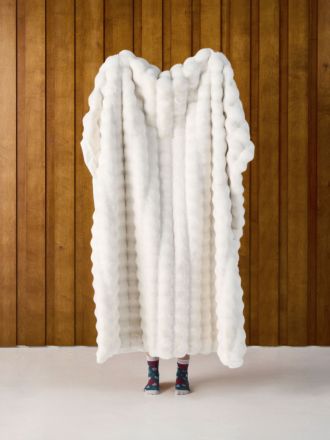 Snowball White Throw