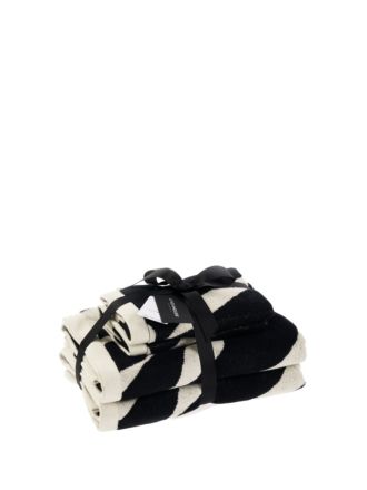 Zeppelin Black Bath Towel Set