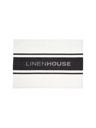 Linen House Black Tea Towel