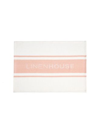 Linen House Pink Tea Towel