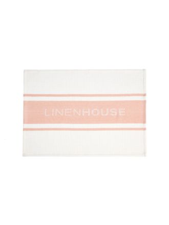 Linen House Pink Tea Towel