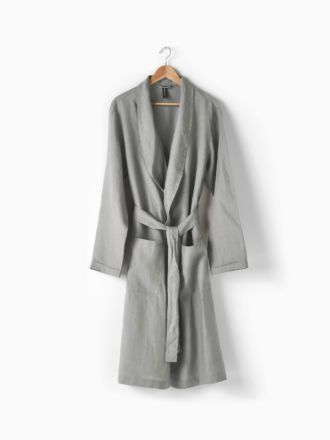 Nimes Ash Linen Robe