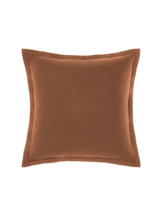 Nimes Cinnamon Linen Tailored Cushion 48x48cm