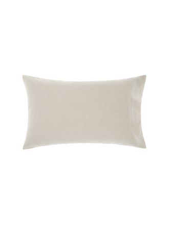 Nimes Natural Linen Standard Pillowcase