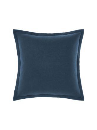 Nimes Navy Linen Tailored Cushion 48x48cm