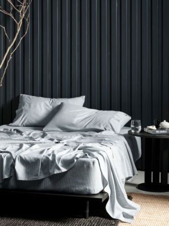 ReJeaneration Adrie Charcoal Sheet Set