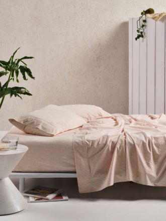 Sadie Peach Sheet Set