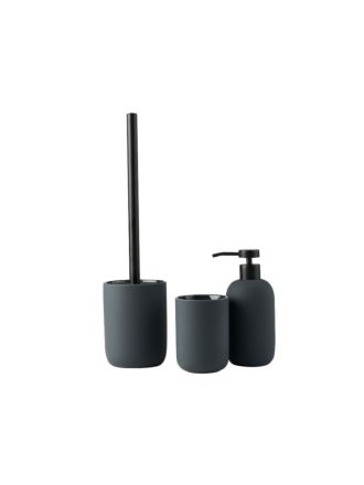 Seaspray Charcoal Bathroom Accessories Collection