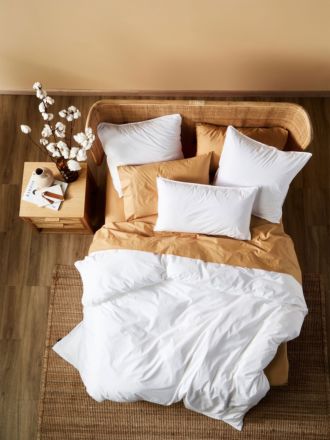Terra Organic Cotton White Quilt Cover Set
