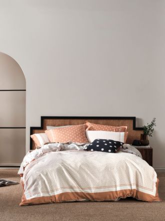 Vivienne Brandy Quilt Cover Set