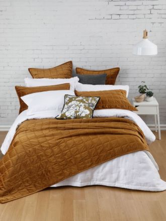 Meeka Chestnut Coverlet Set