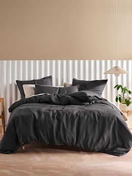 Nimes Magnet Linen Quilt Cover Set