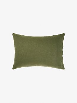 Nimes Moss Linen Standard Pillowcase