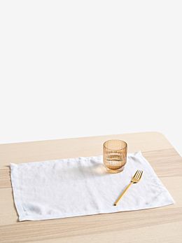 Nimes White Linen Placemat