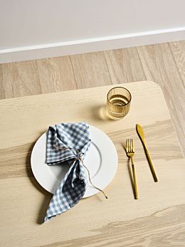 Springsteen Blue 4-Piece Napkin Set