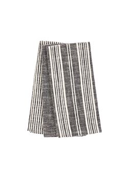 Bayern Stripe Grey 3-Piece Tea Towel Set