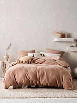 Elysian Clay Quilt Cover Set