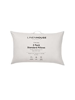 Everyday Washable Standard Pillow Pair - 600 GSM