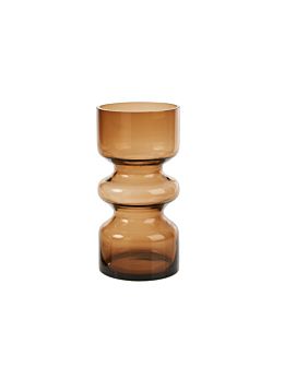 Leon Amber Vase 25cm