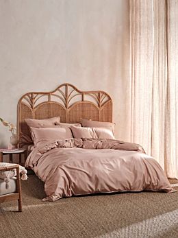 Nara Bamboo Cotton Clay Quilt Cover Set