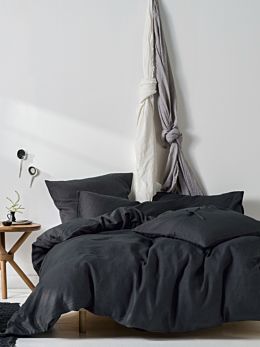 Nimes Magnet Linen Quilt Cover Set