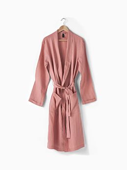 Nimes Rosette Linen Robe