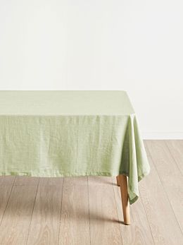 Nimes Wasabi Linen Tablecloth