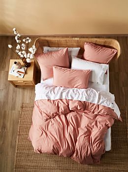 Terra Organic Cotton Rosette Quilt Cover Set