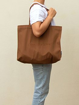 Logo Pecan Tote Bag